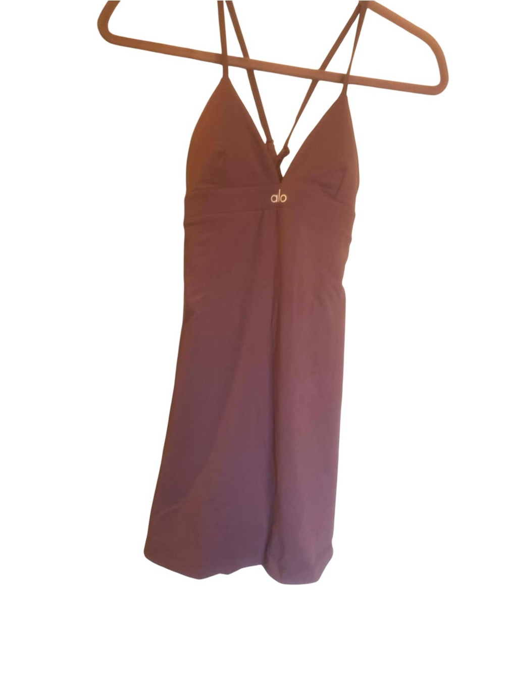 NWT Alo Yoga Splendor Dress PLUM Size XXS